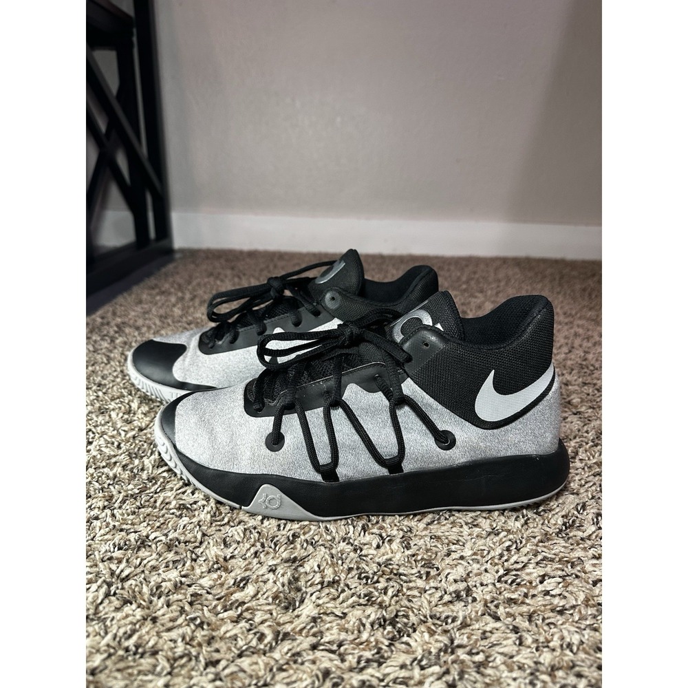 Nike KD Trey 5 Youth Size 7Y Black Wolf Grey Mid 897638-010 Basketball Shoes